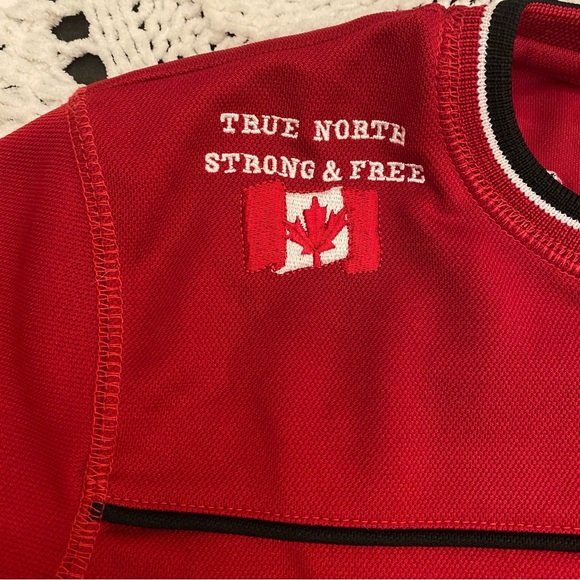 Kids Canada Jersey Maple Leaf Embroidered Rare Size 6 Canadian - Picture 4 of 8